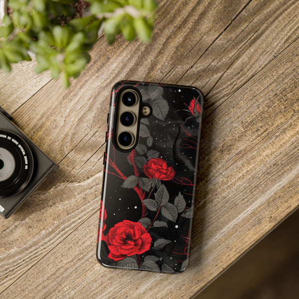 Dark Red Roses  - Tough Phone Case