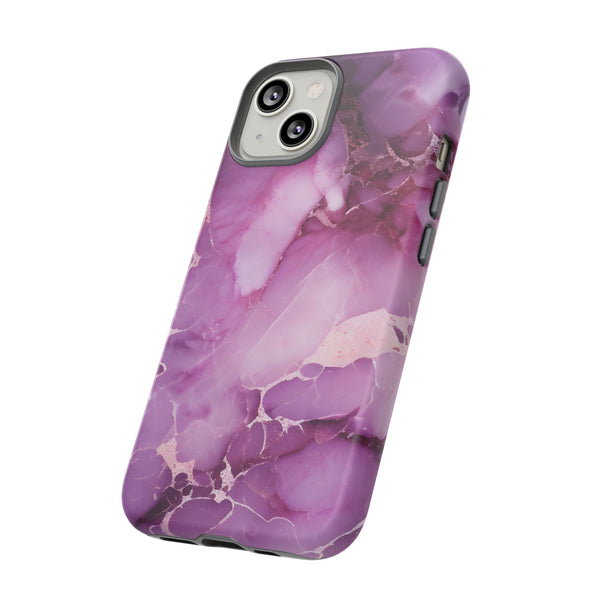 Purple Marble Tough Phone Case