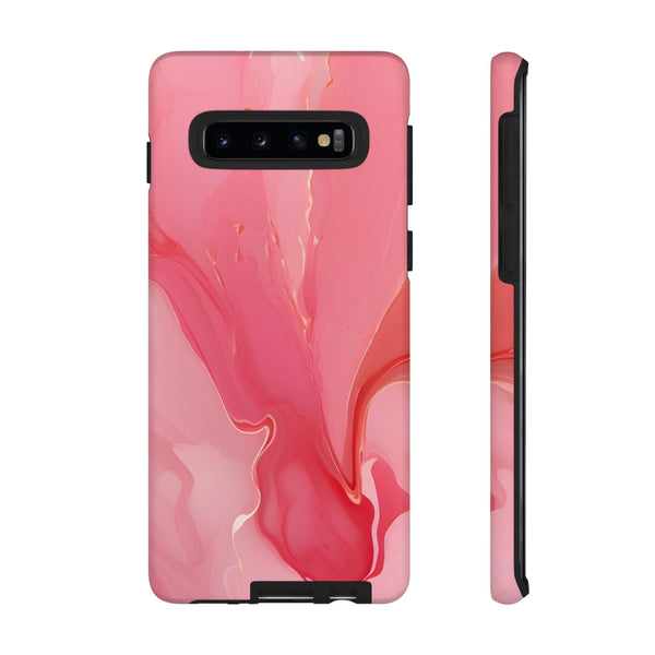 Pink Marble Tough Phone Case