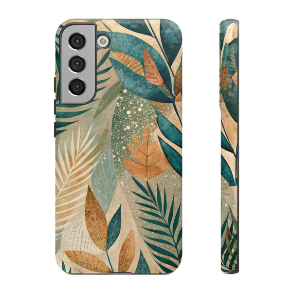 Boho Leaves Tough Phone Case