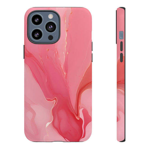 Pink Marble Tough Phone Case