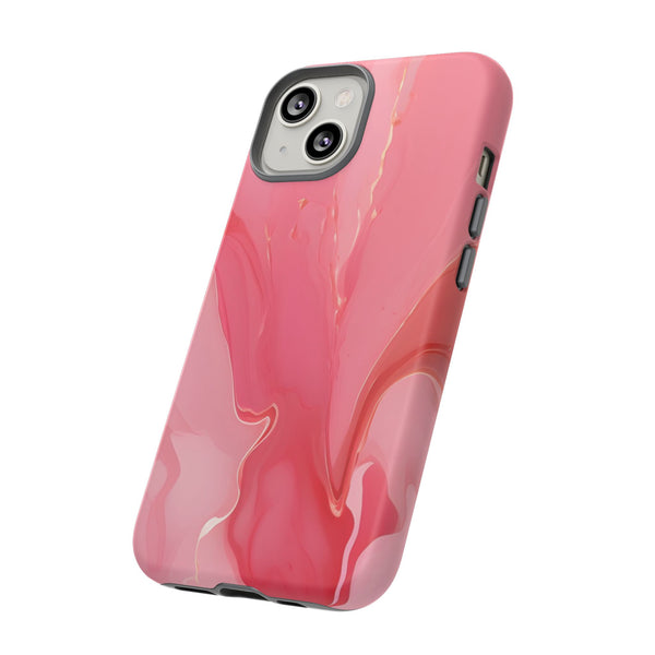 Pink Marble Tough Phone Case