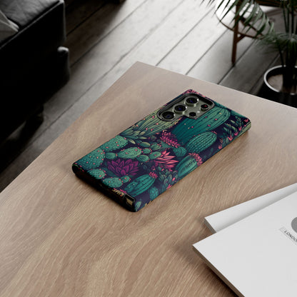 Succulent Garden Tough Phone Case – Bold & Stylish Protection for Plant Lovers