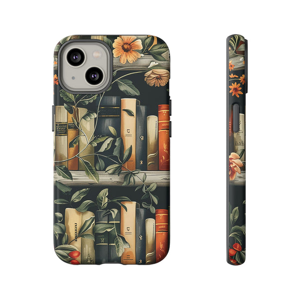 Moody Books Tough Phone Case