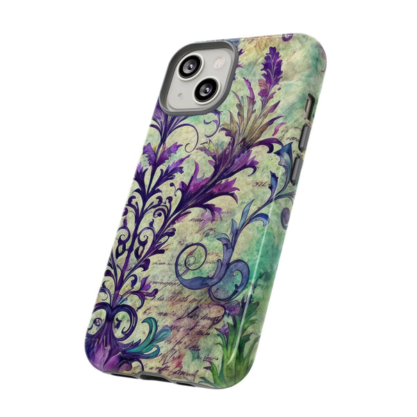 Purple Swirly Fun Tough Phone Case