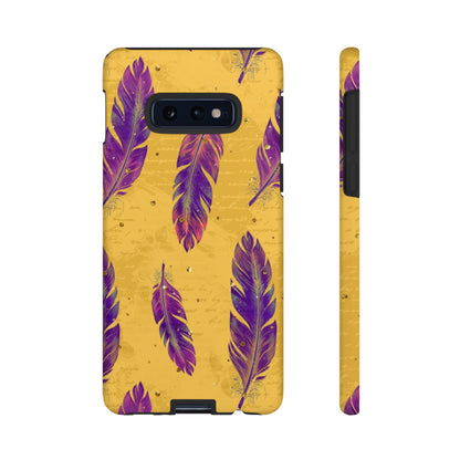 Purple Feathers  - Tough Phone Case