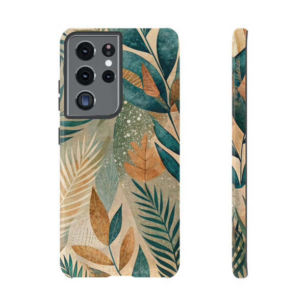 Boho Leaves Tough Phone Case