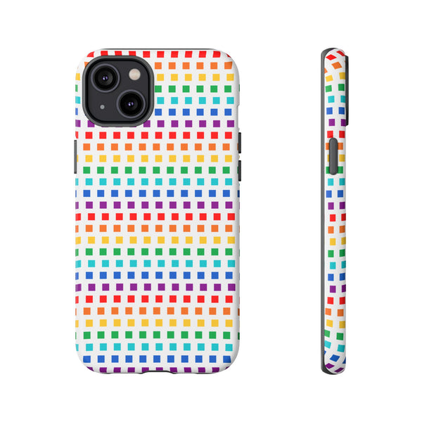 Rainbow on white -  Tough Case