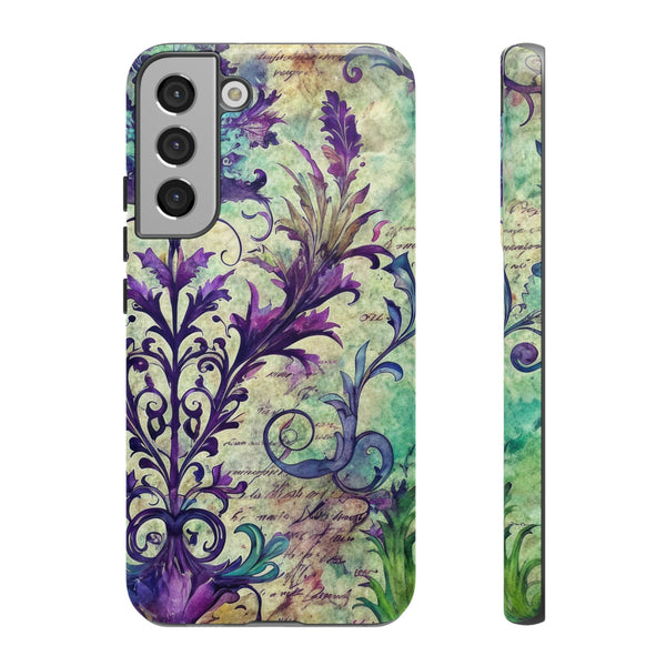 Purple Swirly Fun Tough Phone Case