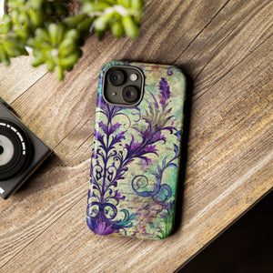 Purple Swirly Fun Tough Phone Case