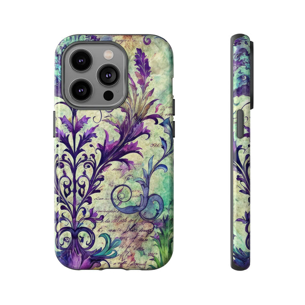 Purple Swirly Fun Tough Phone Case