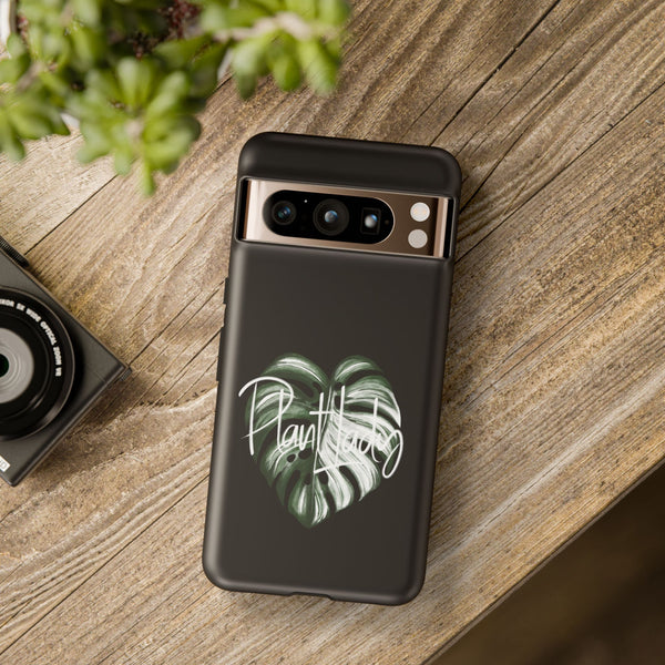 Monstera Albo Plant Lady  - Tough Phone Case