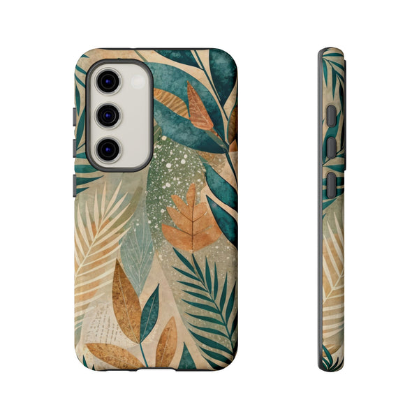 Boho Leaves Tough Phone Case