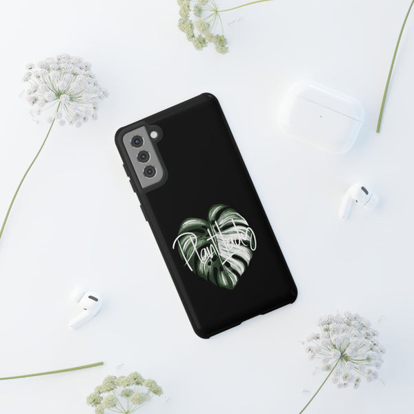 Monstera Albo Plant Lady  - Tough Phone Case