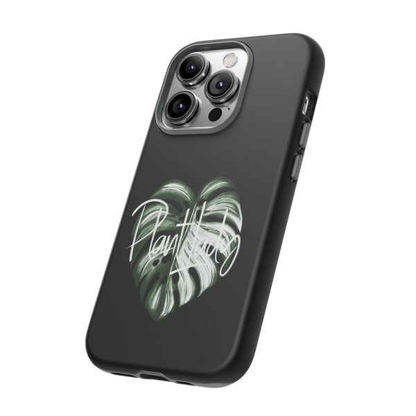 Monstera Albo Plant Lady  - Tough Phone Case