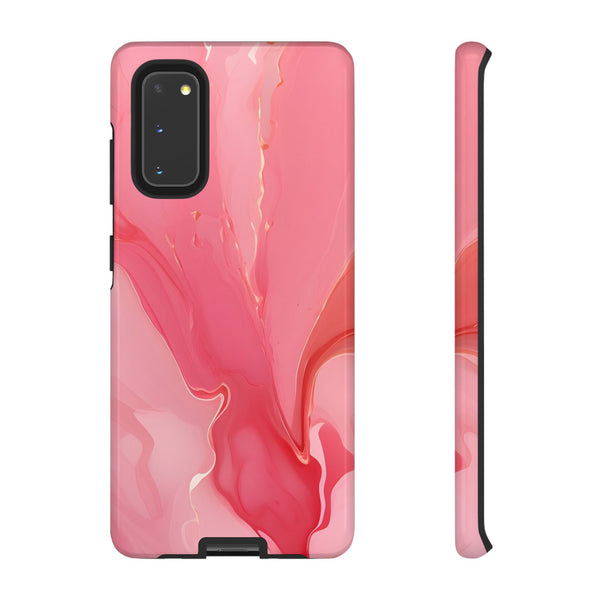 Pink Marble Tough Phone Case