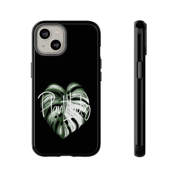 Monstera Albo Plant Lady  - Tough Phone Case