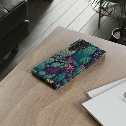 Succulent Garden Tough Phone Case – Bold & Stylish Protection for Plant Lovers