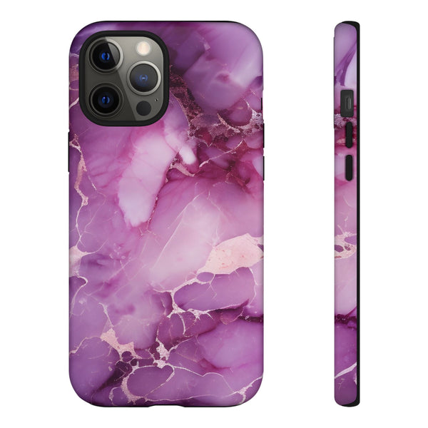 Purple Marble Tough Phone Case