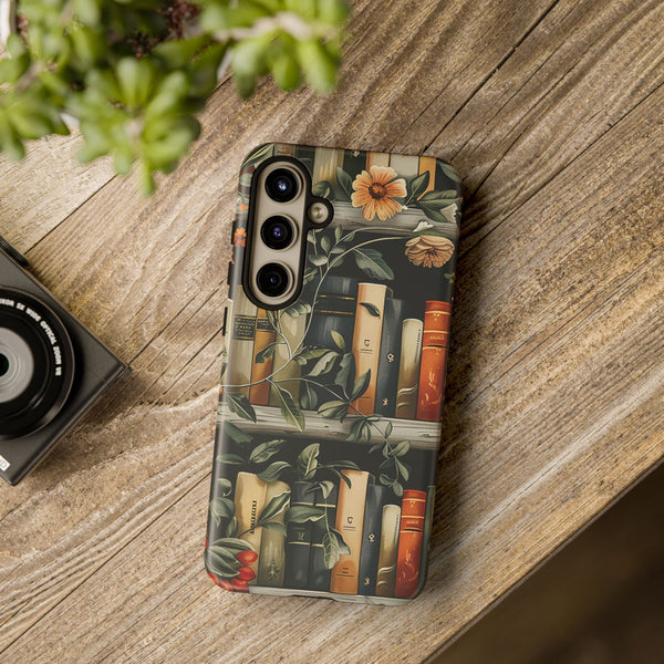 Moody Books Tough Phone Case