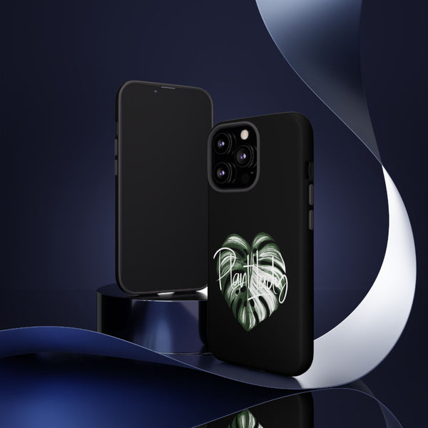 Monstera Albo Plant Lady  - Tough Phone Case