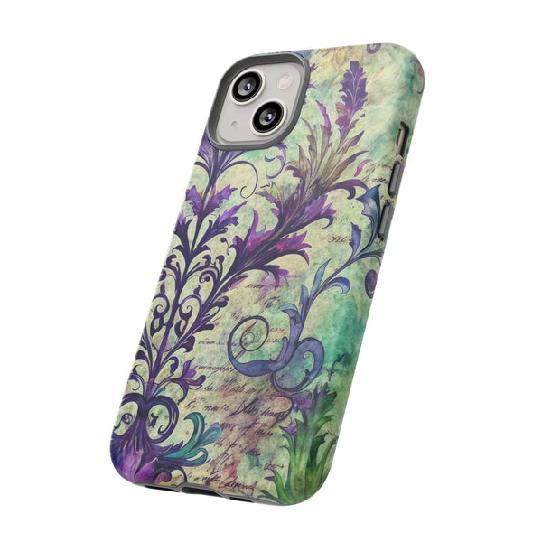 Purple Swirly Fun Tough Phone Case