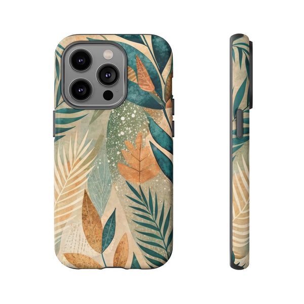 Boho Leaves Tough Phone Case