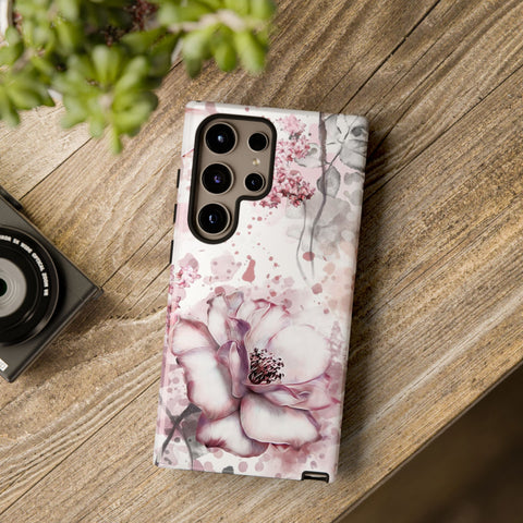 Pale Pink Florals  - Tough Phone Case