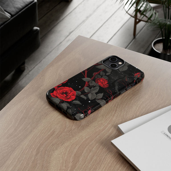 Dark Red Roses  - Tough Phone Case