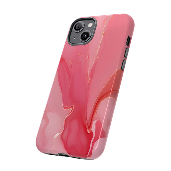 Pink Marble Tough Phone Case