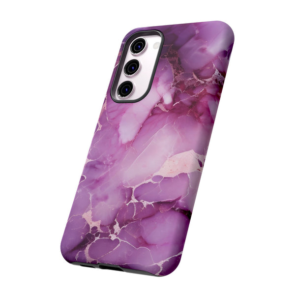 Purple Marble Tough Phone Case