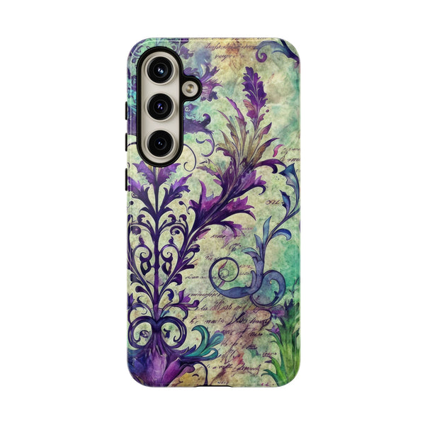 Purple Swirly Fun Tough Phone Case