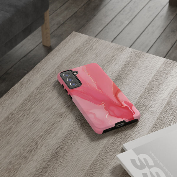 Pink Marble Tough Phone Case