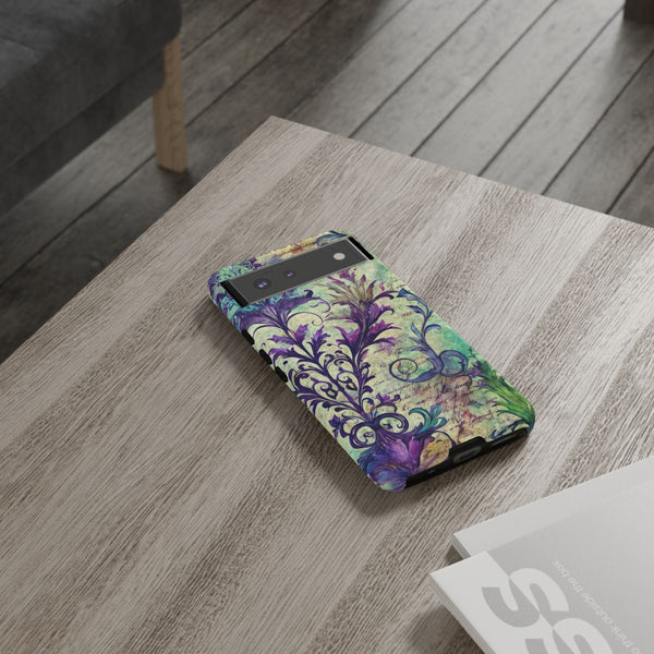 Purple Swirly Fun Tough Phone Case