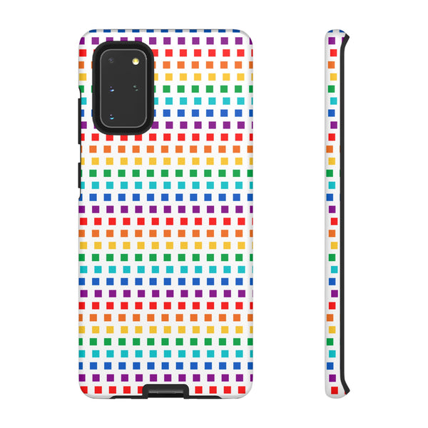 Rainbow on white -  Tough Case