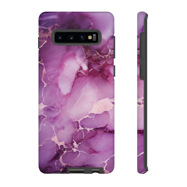 Purple Marble Tough Phone Case