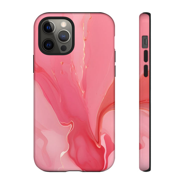 Pink Marble Tough Phone Case