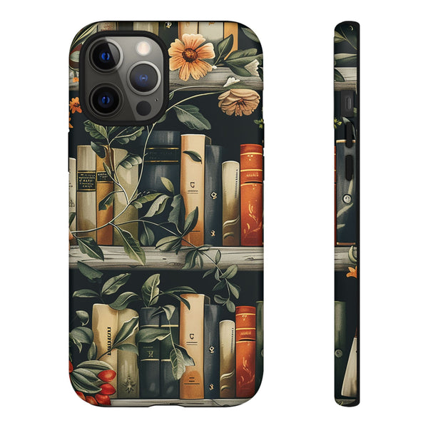 Moody Books Tough Phone Case