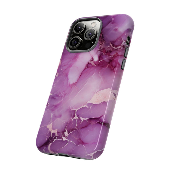 Purple Marble Tough Phone Case