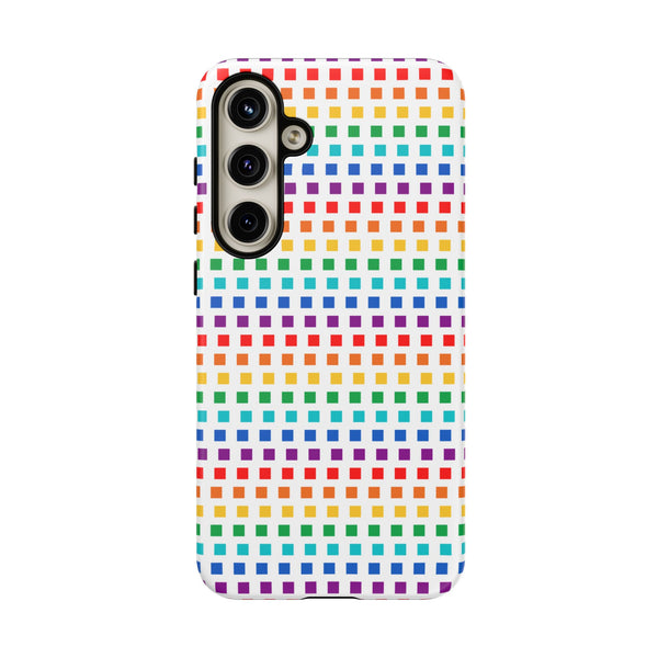 Rainbow on white -  Tough Case