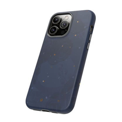 Subtle Navy Florals  - Tough Phone Case