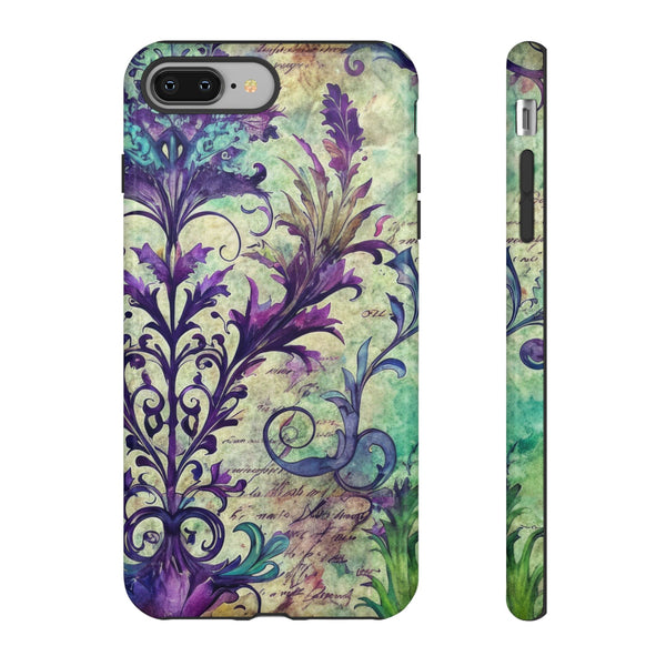 Purple Swirly Fun Tough Phone Case