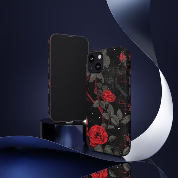 Dark Red Roses  - Tough Phone Case