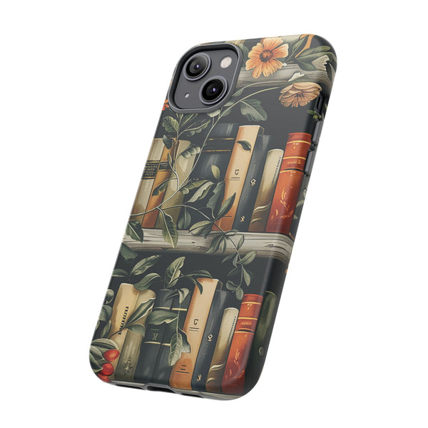 Moody Books Tough Phone Case