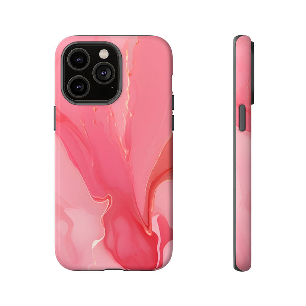 Pink Marble Tough Phone Case