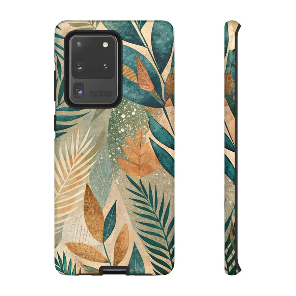 Boho Leaves Tough Phone Case