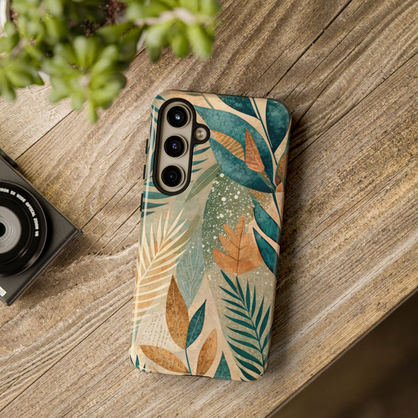 Boho Leaves Tough Phone Case