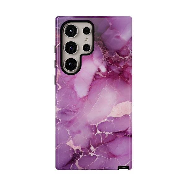 Purple Marble Tough Phone Case