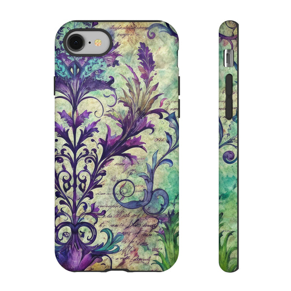 Purple Swirly Fun Tough Phone Case