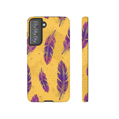 Purple Feathers  - Tough Phone Case